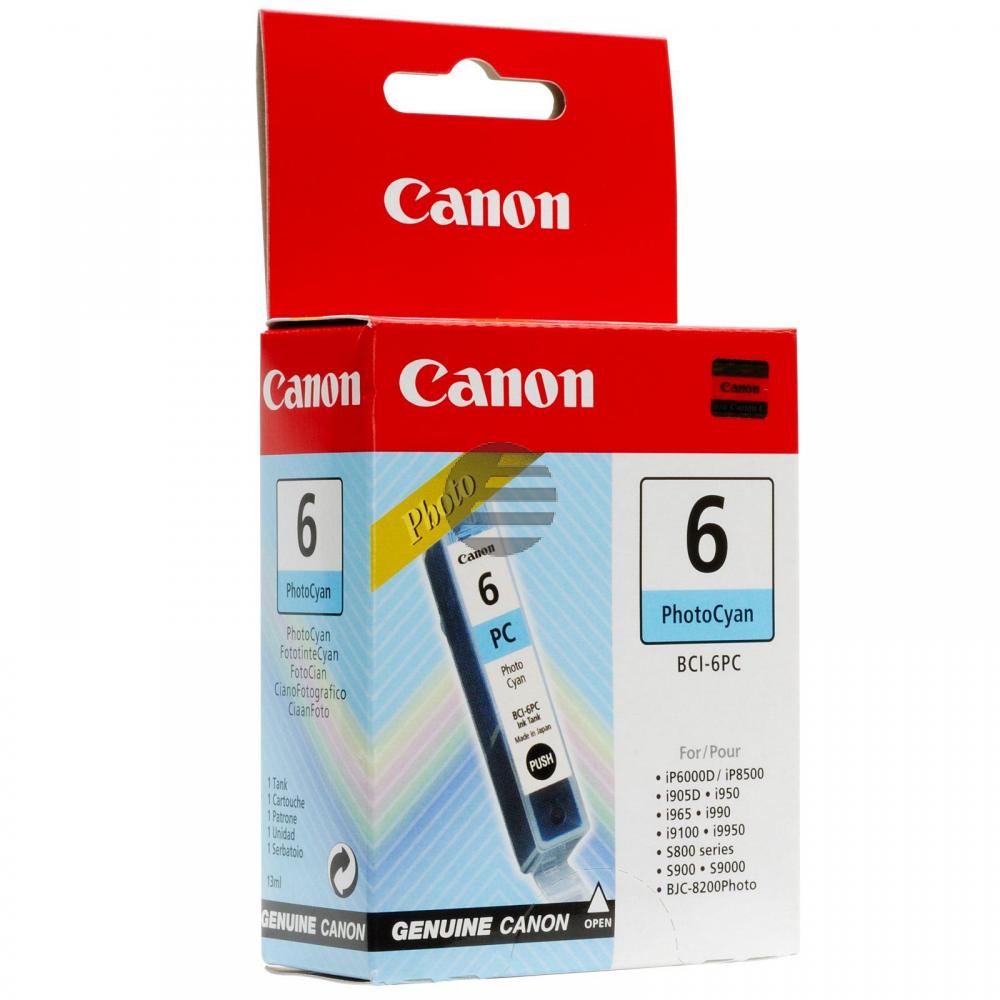 Canon Tintenpatrone photo cyan (4709A002, BCI-6PC)