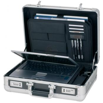 Alumaxx Alu-Aktenkoffer mit Carbon-Optik 45,5 x 33,5 x 10 cm