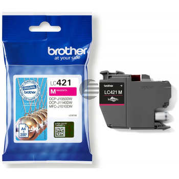 Brother Tintenpatrone magenta (LC-421M)
