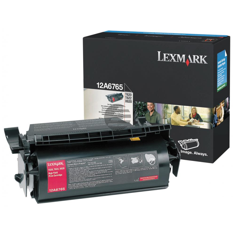 Lexmark Toner-Kartusche schwarz HC (12A6765)