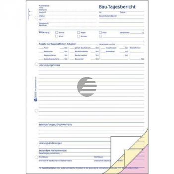 AZ Bau-Tagesbericht A4 SD 3 x 40 Blatt Avery Zweckform