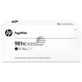 HP Tintenpatrone Contract (nur für Vertragskunden) schwarz HC plus (L0R20YC, 981YC)
