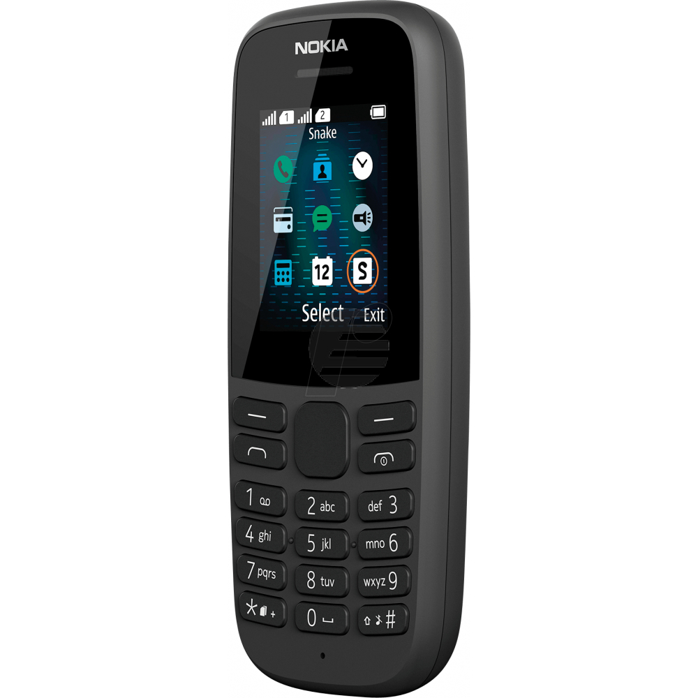 Nokia 105 Dual-SIM (2019) black