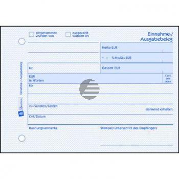 AZ Einnahme-Ausgabebeleg 1205 A6 Inh.50 Blatt Avery Zweckform