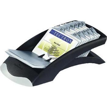 Durable Visitenkartenbox Visifix Desk schwarz 245 x 131 x 67mm
