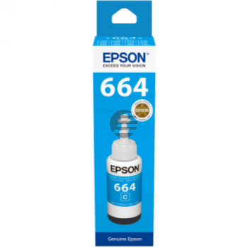 Epson Tintennachfüllfläschchen cyan (C13T66424A, T6642)