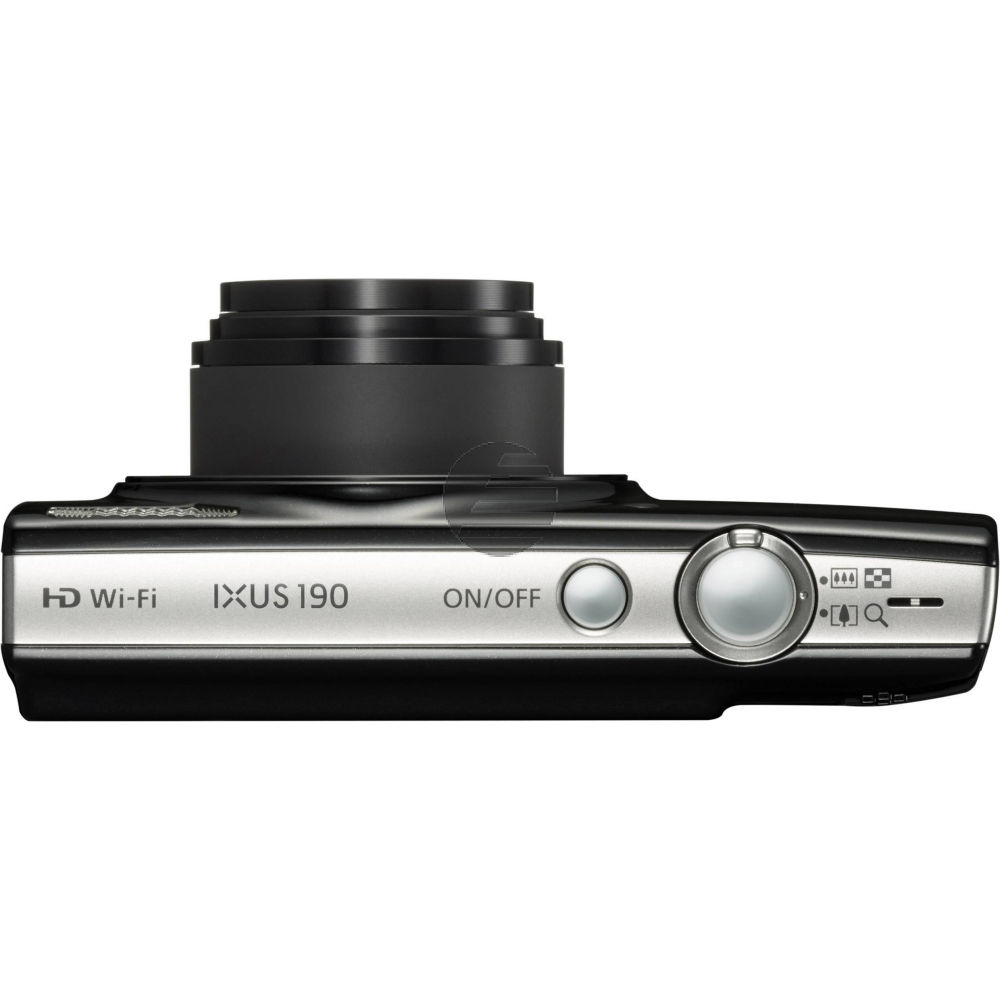Canon IXUS 190 - Digitalkamera - Kompaktkamera - 20.0 MPix - 720p / 25 BpS - 10x optischer Zoom - Wi-Fi, NFC - Schwarz