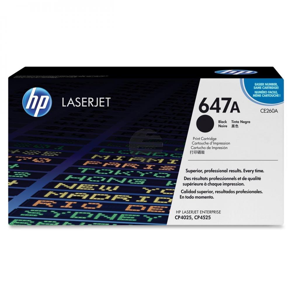 HP Toner-Kartusche schwarz (CE260A, 647A)