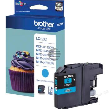 Brother Tintenpatrone cyan (LC-123C)