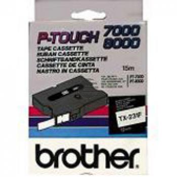 Brother Schriftbandkassette schwarz/weiß (TX-231)