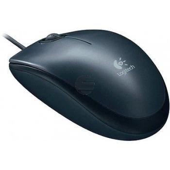 Logitech Maus M90 Optical mit Kabel und USB-Anschluss