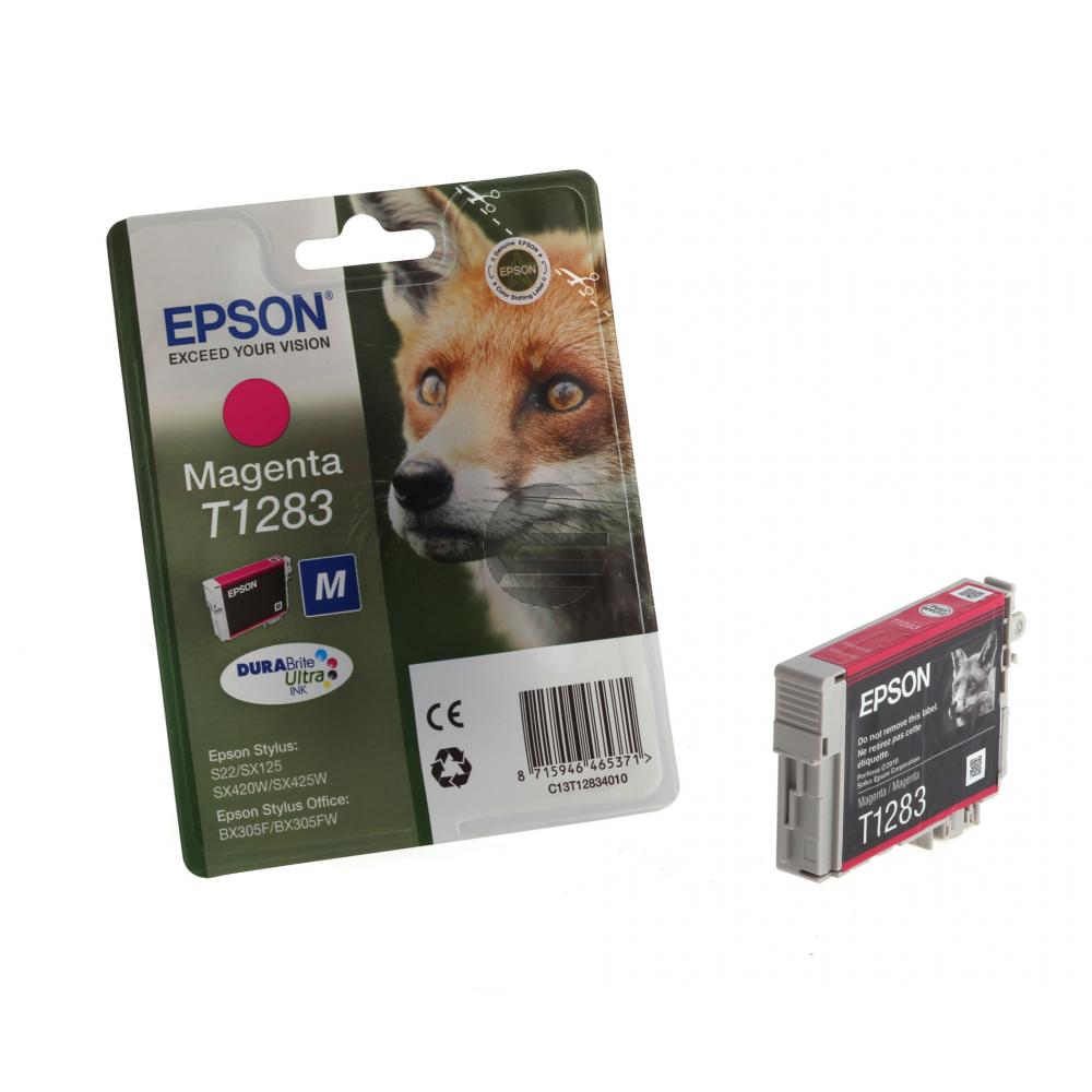 Epson Tintenpatrone magenta (C13T12834022, T1283)