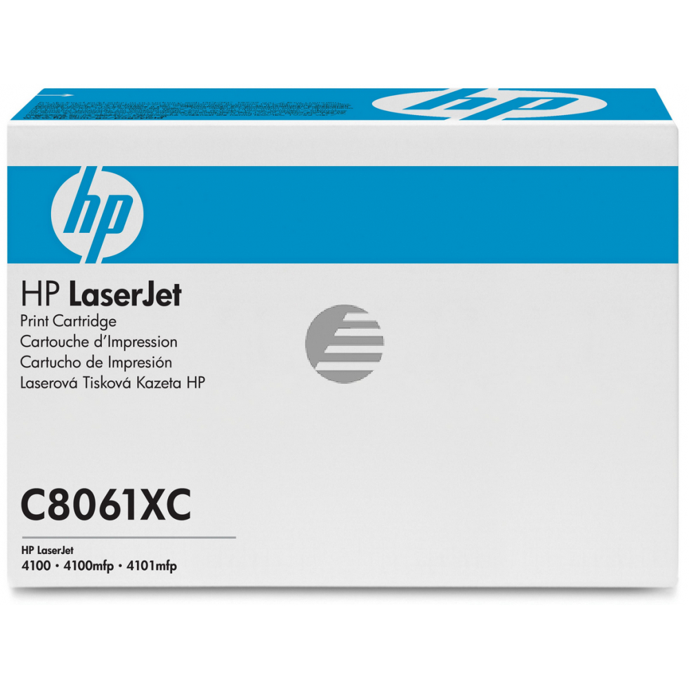 HP Toner-Kartusche Contract (nur für Vertragskunden) schwarz HC (C8061XC, 61XC)