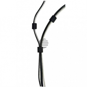 R-GO CT10- Kabel-Klettbaender 10 Stueck Ordnungssystem schwarz
