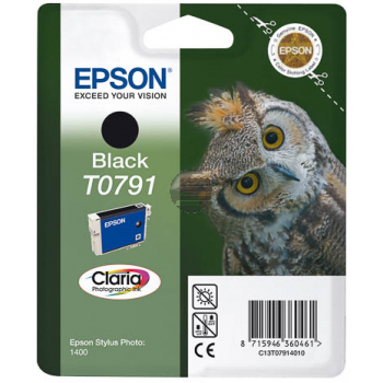 Epson Tintenpatrone schwarz (C13T07914020, T0791)