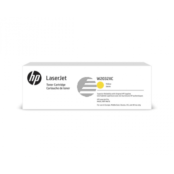 HP Toner-Kartusche JetIntelligence Contract (nur für Vertragskunden) gelb HC (W2032XH, 415X)