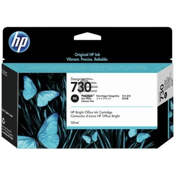HP Tintenpatrone schwarz photo SC (P2V67A, 730)