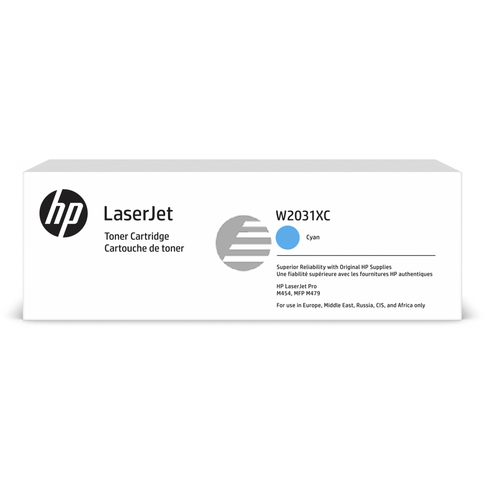 HP Toner-Kartusche JetIntelligence Contract (nur für Vertragskunden) cyan HC (W2031XC, 415X)