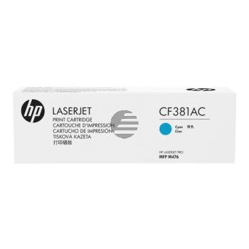 HP Toner-Kartusche Contract (nur für Vertragskunden) cyan (CF381AC, 312AC)