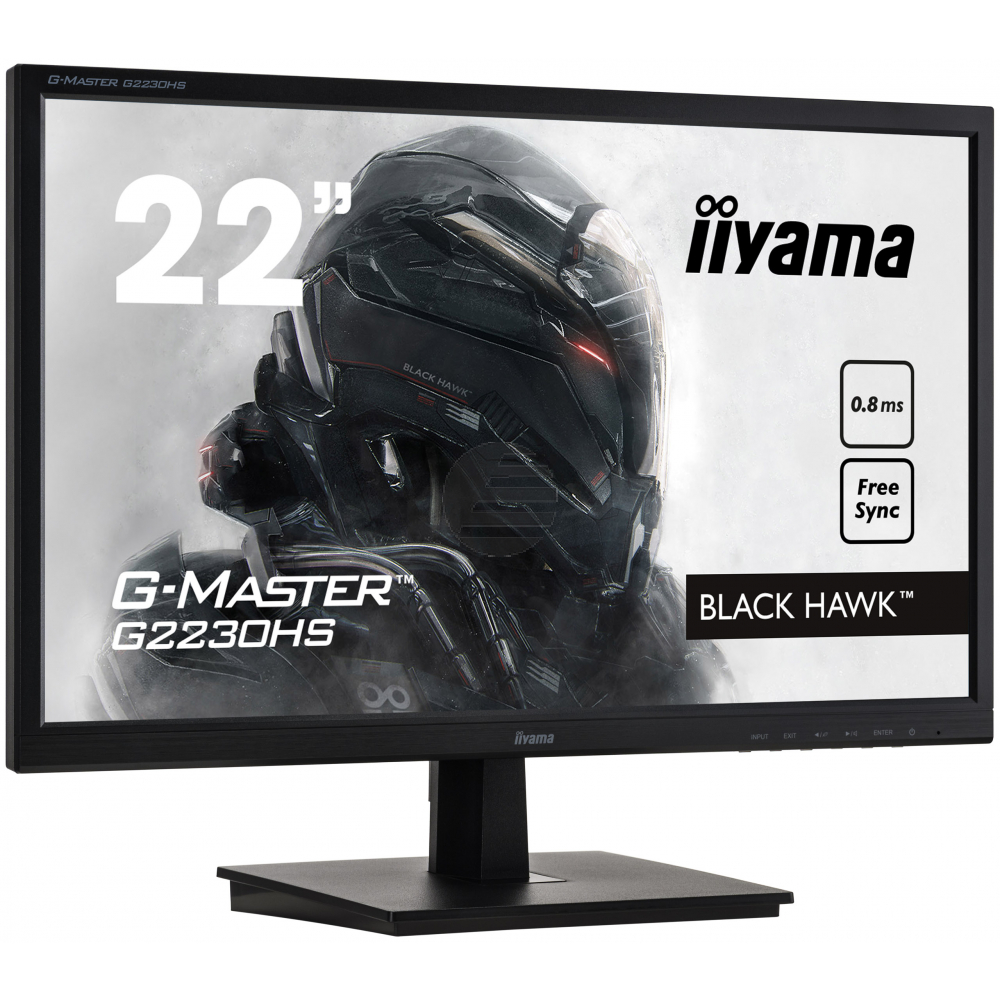 21,5" Gaming, G-Master Black Hawk, FreeSync, 1920x1080@75Hz, 250cd/m2, 0,8ms, Black Tuner