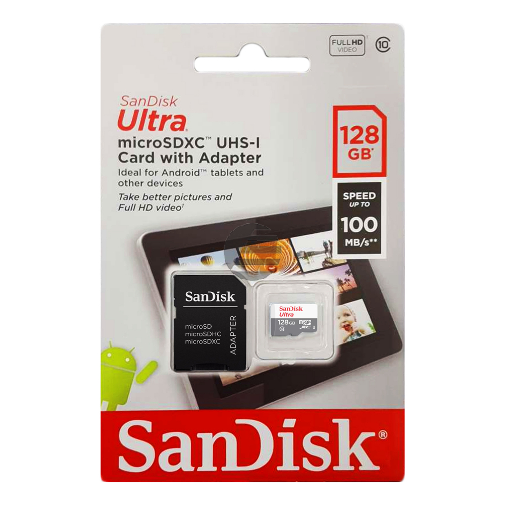 128GB Ultra microSDXC+SD Adapter