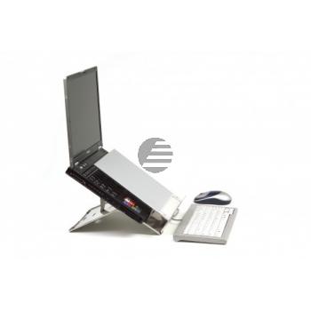 BNEQ220 BAKKER NOTEBOOKSTAENDER Ergo Q220 silber Aluminium BNEQ220 BAKKER NOTEBOOKSTAENDER Ergo Q220 silber Aluminium