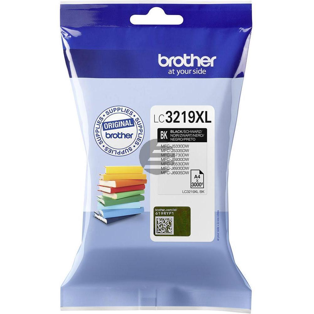 Brother Tintenpatrone schwarz HC (LC-3219XLBK)