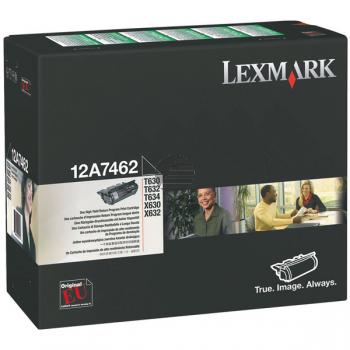 Lexmark Toner-Kartusche Prebate schwarz HC (12A7462)
