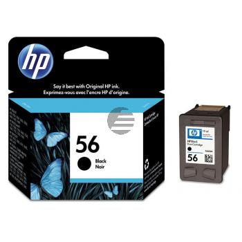 HP Tintendruckkopf schwarz HC (C6656AE, 56)