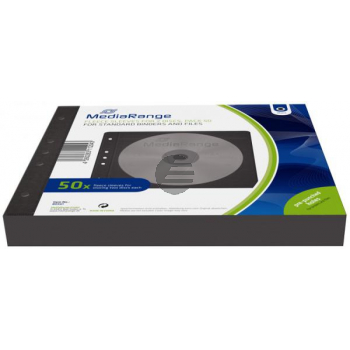 MEDIARANGE VLIESTASCHEN (50) SCHWARZ BOX61 fuer Ordner und Mappen