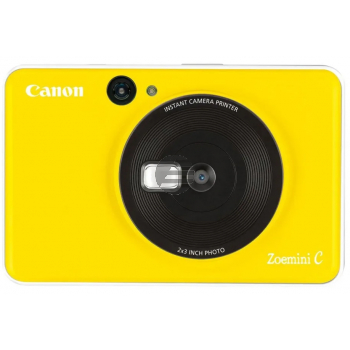 Canon Zoemini C - Digitalkamera - Kompaktkamera mit PhotoPrinter - 5.0 MPix - Bumble Bee Yellow