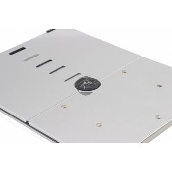 BNEQ220 BAKKER NOTEBOOKSTAENDER Ergo Q220 silber Aluminium