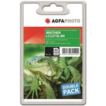 Agfaphoto Tintenpatrone 2 x schwarz HC (APB127BDUOD) ersetzt LC-127XLBKBP2