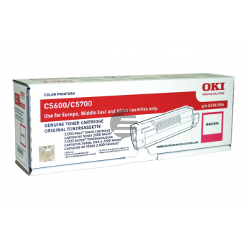 OKI Toner-Kit magenta (43381906)