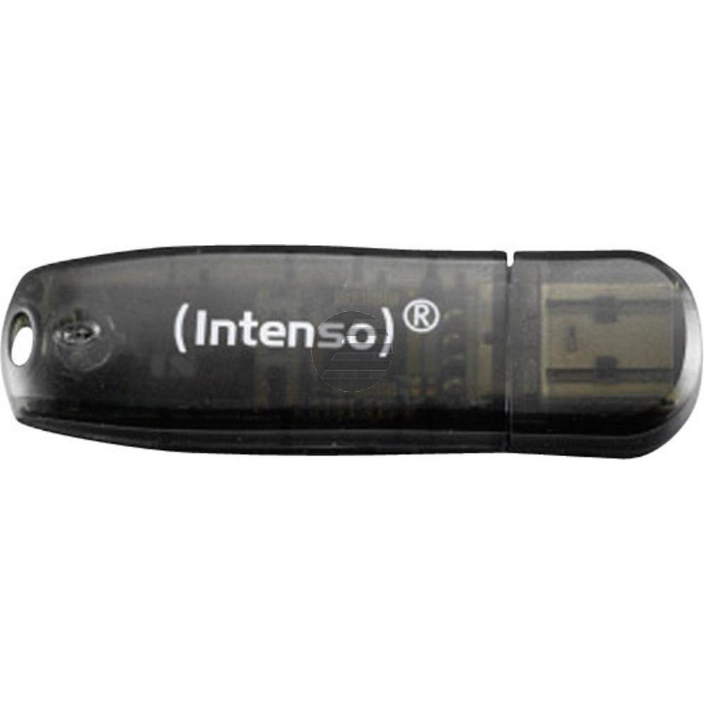INTENSO USB STICK 2.0 16GB SCHWARZ 3502470 Rainbow Line