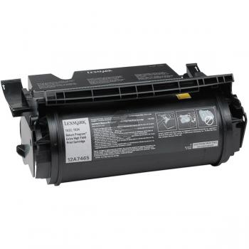 Lexmark Toner-Kartusche schwarz HC plus (12A7465)