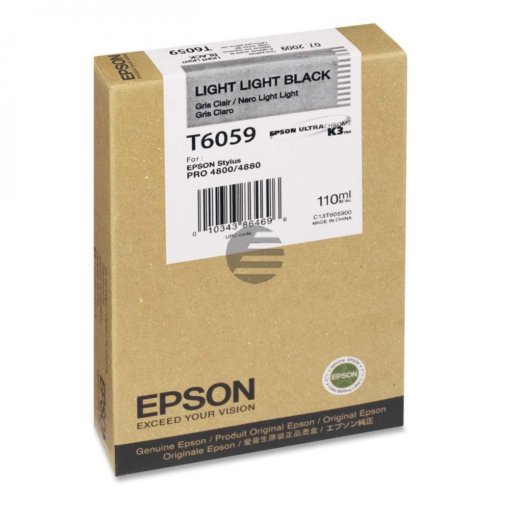 Epson Tintenpatrone schwarz light, light (C13T605900, T6059)
