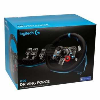 Logitech Lenkrad/Pedale G29: PS3/PS4 (941-000113)