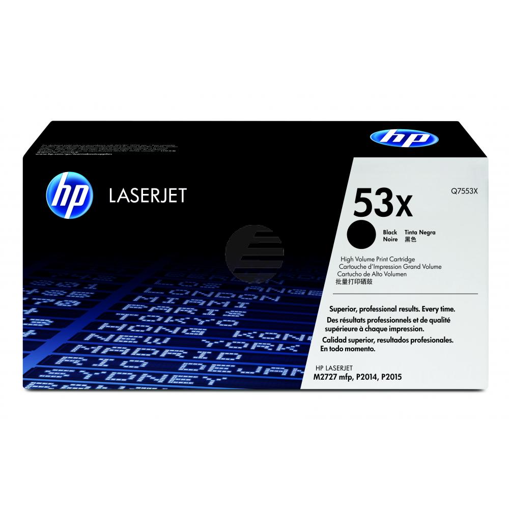 HP Toner-Kartusche schwarz HC (Q7553X, 53X)
