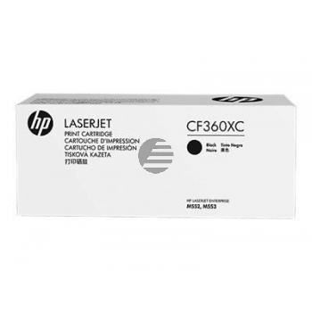 HP Toner-Kartusche Contract (nur für Vertragskunden) schwarz HC (CF360XC, 508X)