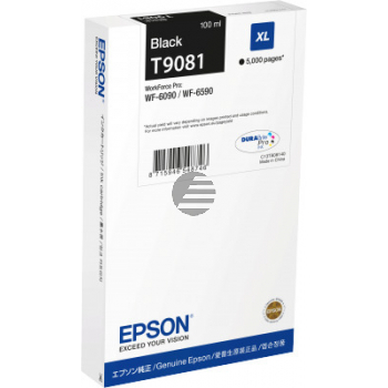 Epson Tintenpatrone schwarz (C13T908140, T9081)