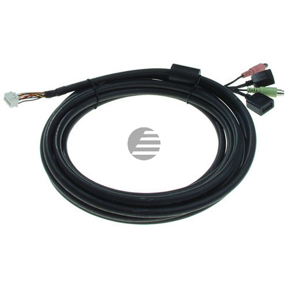 ACC CABLE I/O AUDIO 5M P553X + Multi-connector cable for power, audio and I/O. Used for AXIS P5534 PTZ Dome Network Camera.