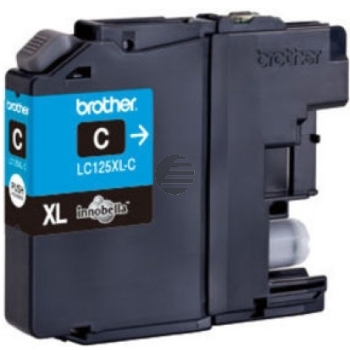 Brother Tintenpatrone cyan HC (LC-125XLC)