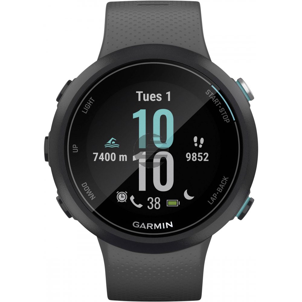 Garmin SWIM 2 GPS-Schwimmuhr, schiefergrau/silber
