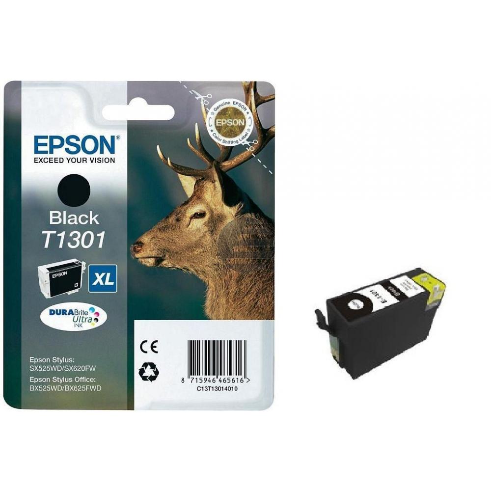 Epson Tintenpatrone schwarz HC (C13T13014022, T1301)