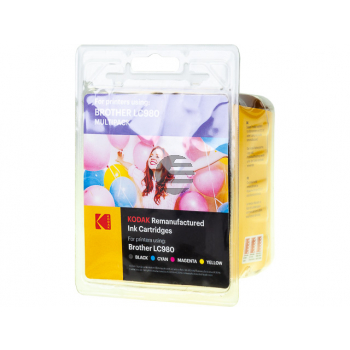 Kodak Tintenpatrone gelb, magenta, schwarz, cyan (185B098121) ersetzt LC-980VALBPDR