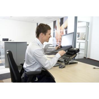 BNEPRM340 BAKKER NOTEBOOKSTAENDER Ergo T340 silber-schwarz Kunststoff BNEPRM340 BAKKER NOTEBOOKSTAENDER Ergo T340 silber-schwarz Kunststoff