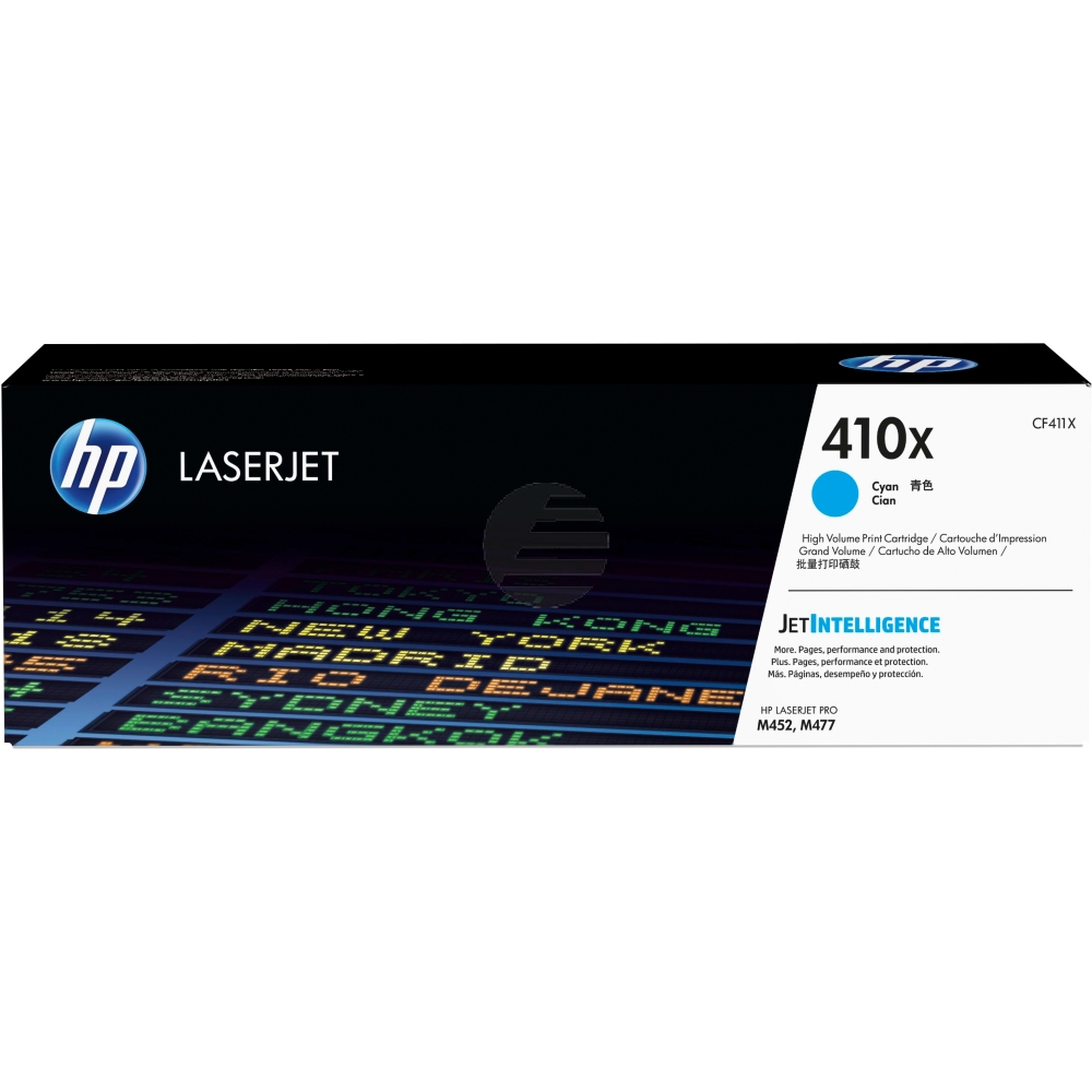 HP Toner-Kartusche cyan HC (CF411X, 410X)
