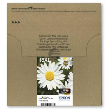 Epson Tintenpatrone (EasyMail) gelb, magenta, schwarz, cyan HC (C13T18164511, T1816)