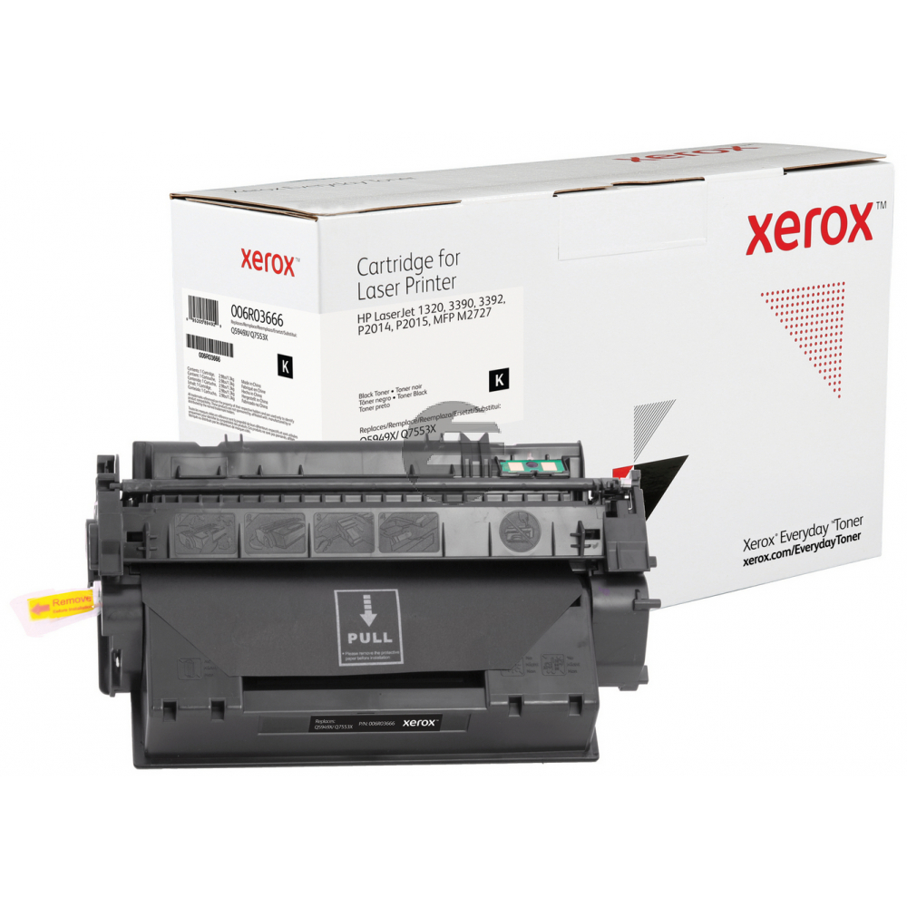 Xerox Toner-Kartusche (Everyday Toner) schwarz HC (006R03666) ersetzt 49X, 53X